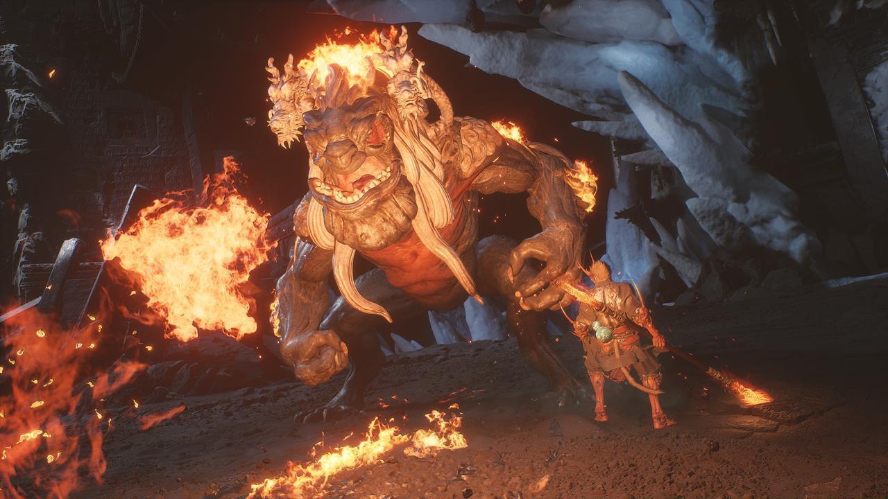 Secret area final boss: Bishui Golden-Eyed Beast