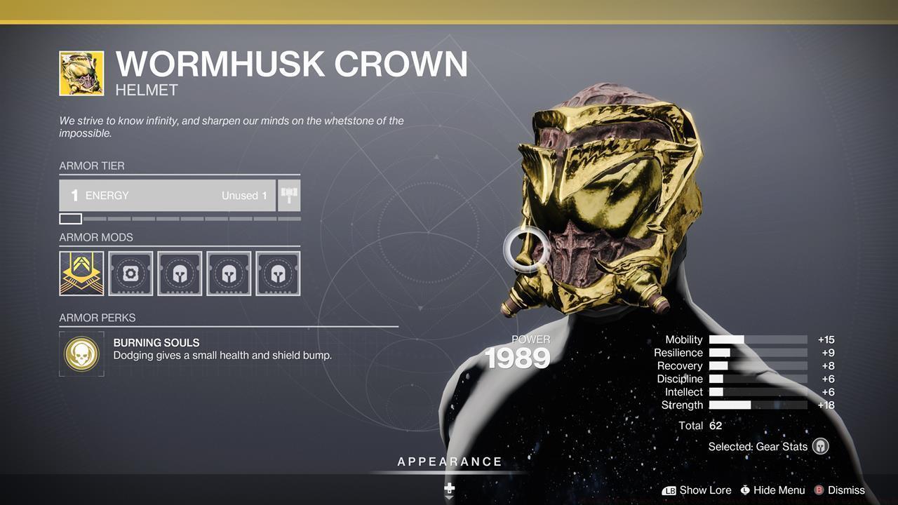 Wormhusk Crown