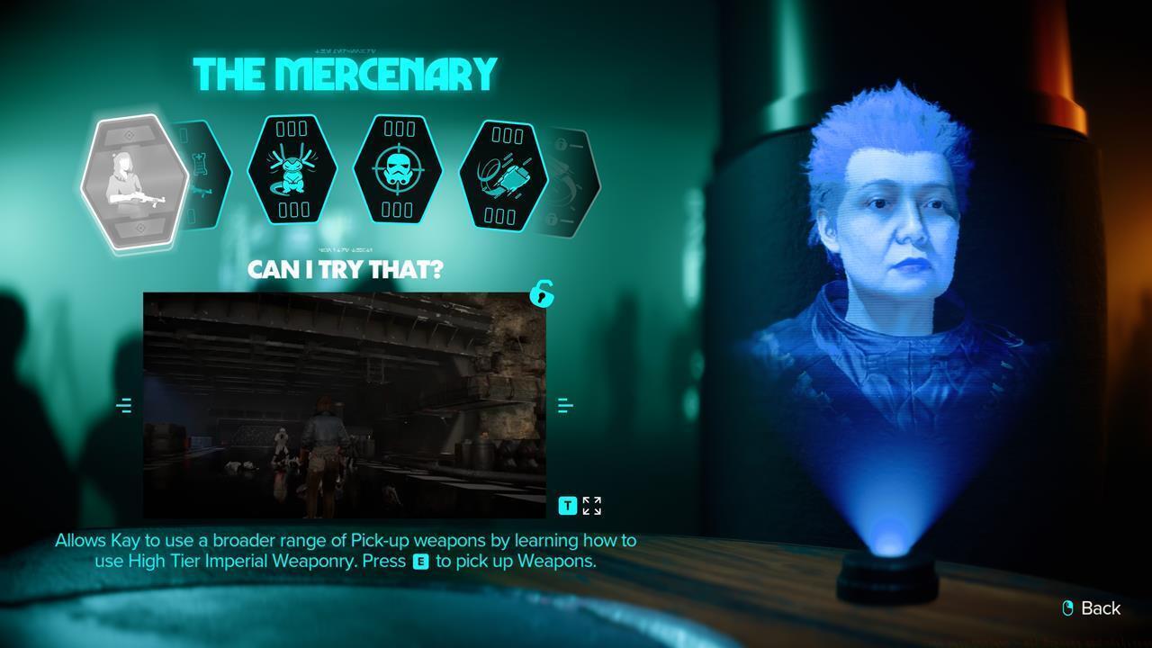 Rooster Trace: The Mercenary abilities