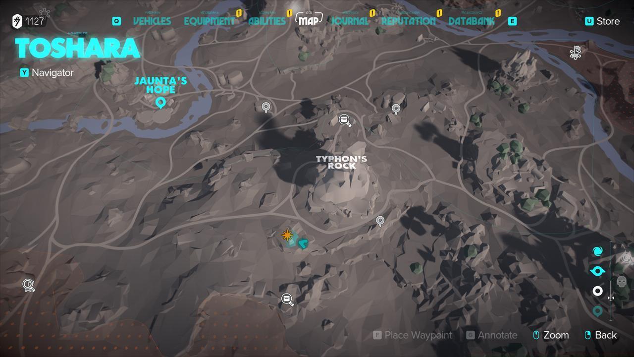 Where to find the landmark in the Holotracker