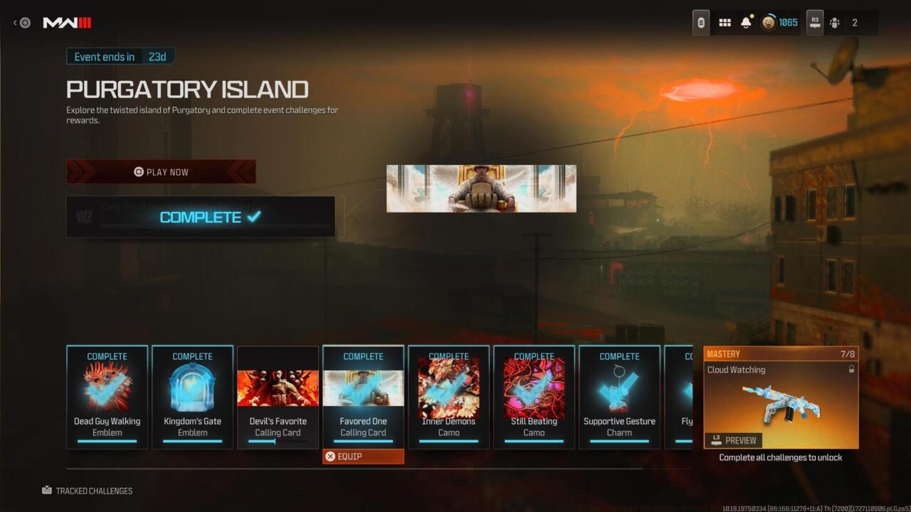 Favored One Calling Card