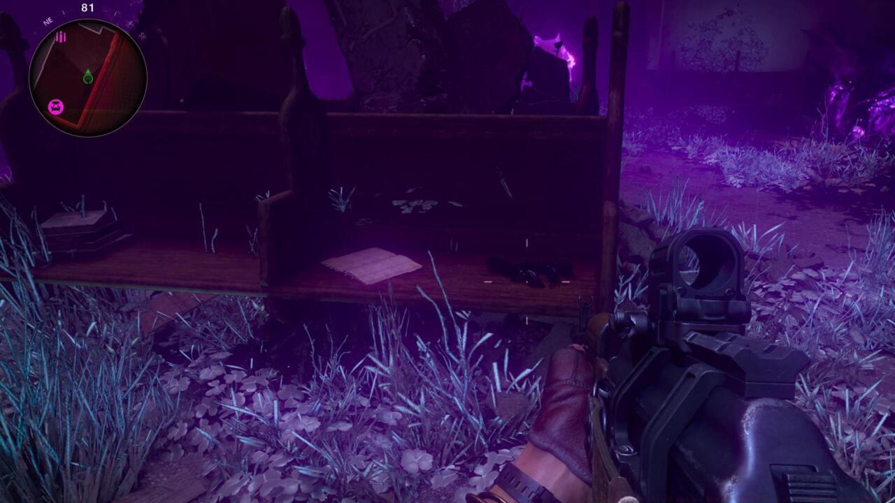 Headset found on the church pew