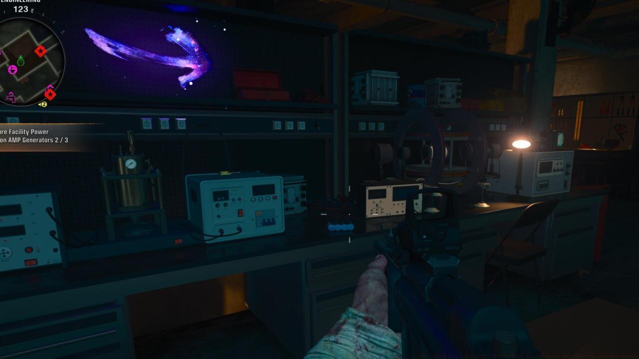 Battery on the table in Engineering