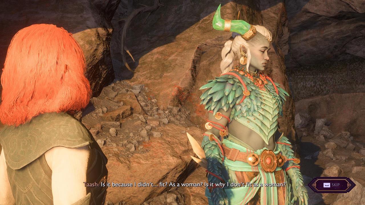 Taash's commitment conversation