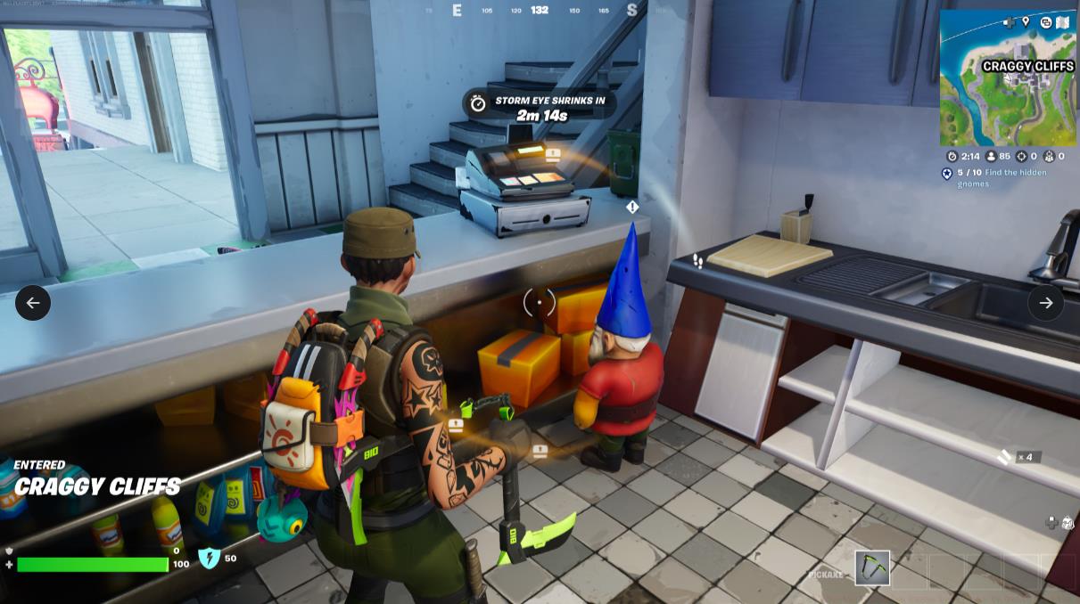 1. Craggy Cliffs - Behind the cash register of a store on the west side