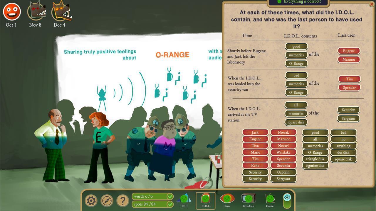 October 3: IDOL puzzle