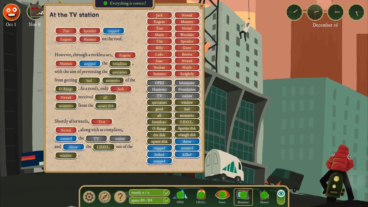 December 16: Broadcast puzzle