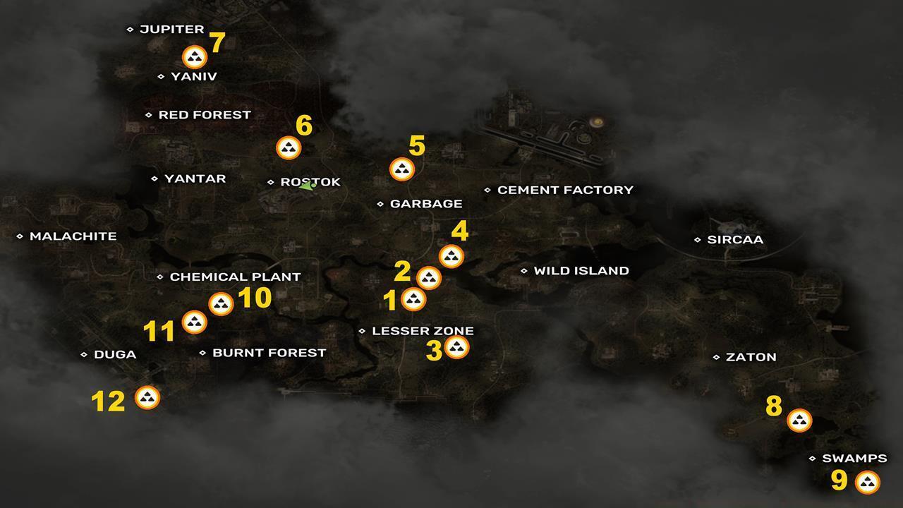 Journalist Stashes on the map