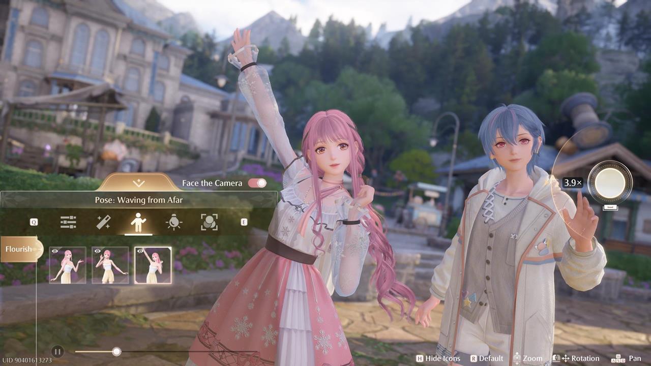 Photo Mode features: Poses, Lightning, and Filters