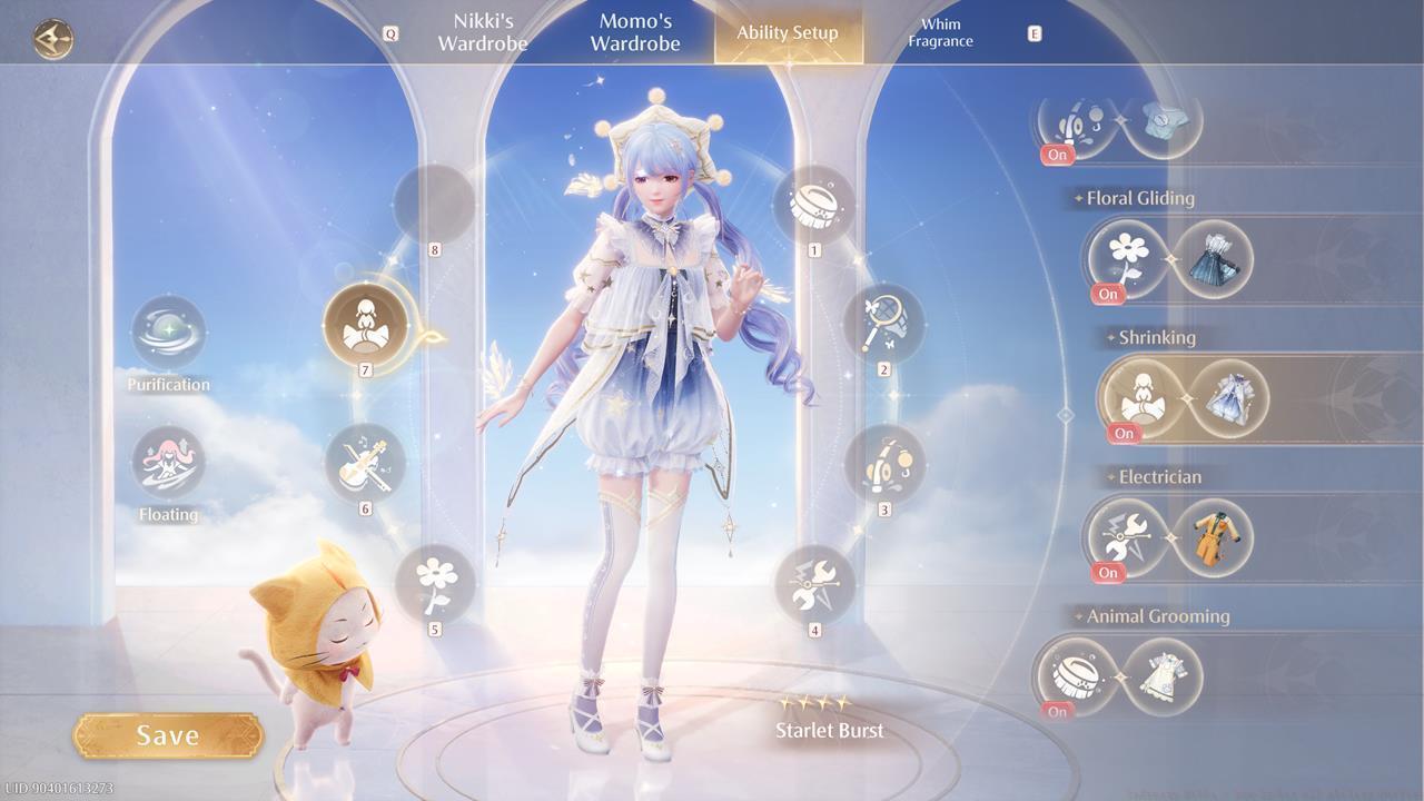 Equipping Ability Outfits and variants