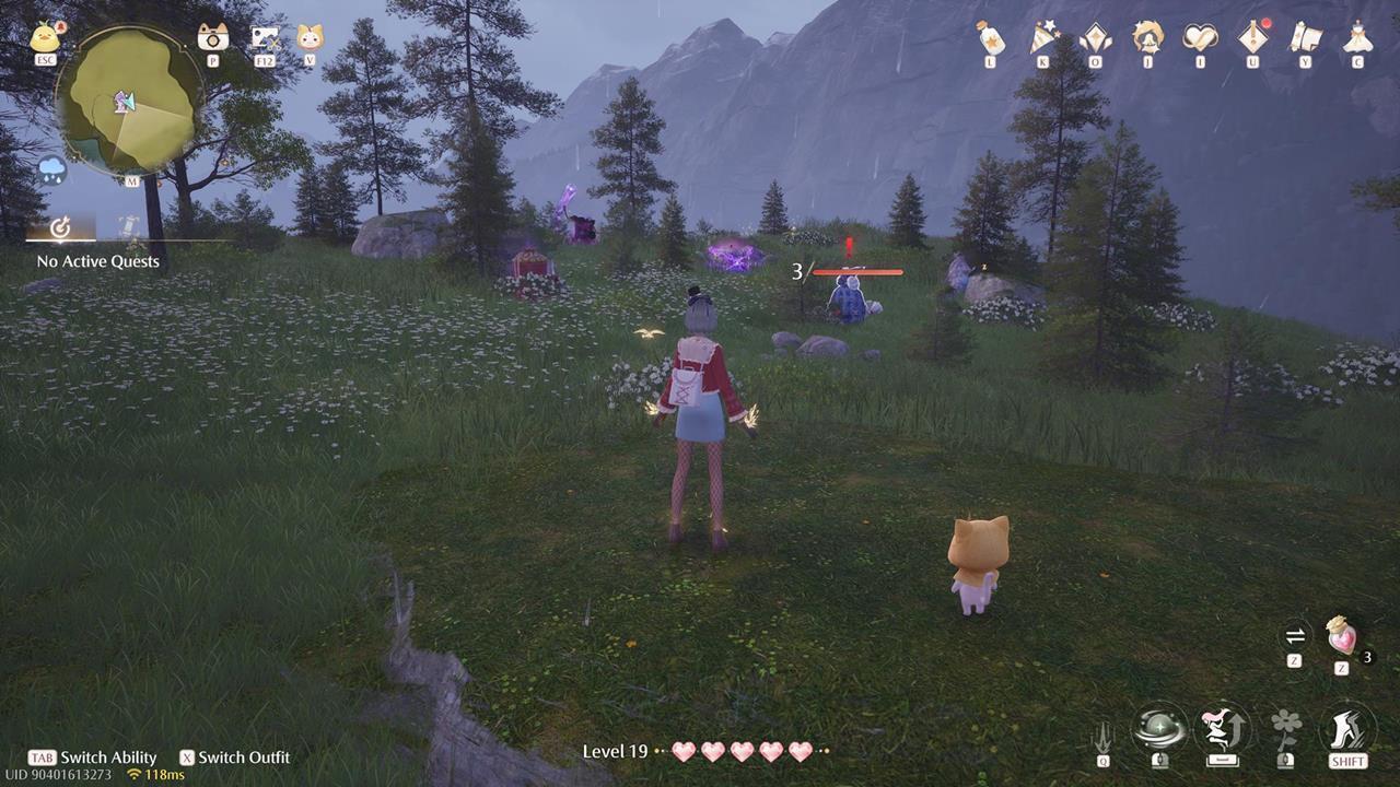 It's a cozy game, so combat is very straightforward