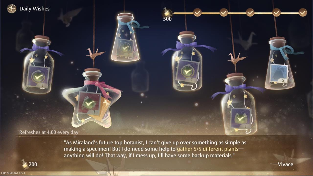 Don't forget your dailies