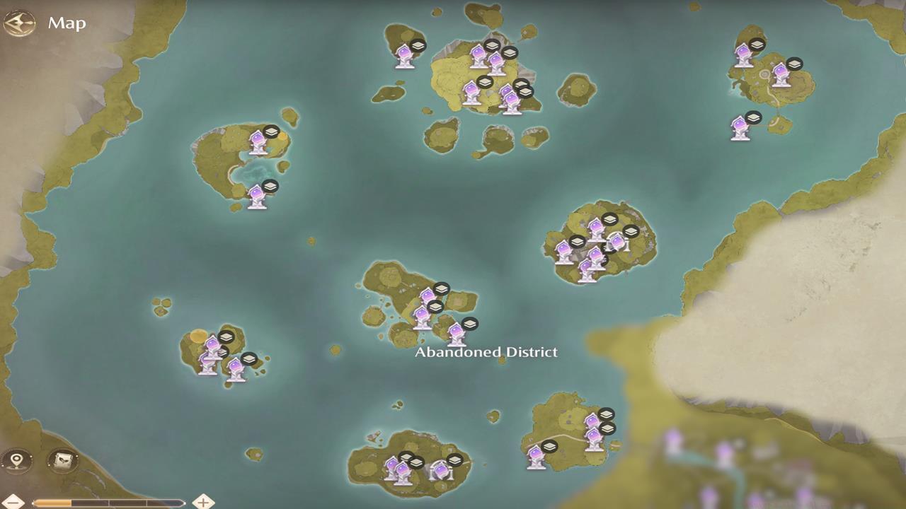 Abandoned District fast travel locations