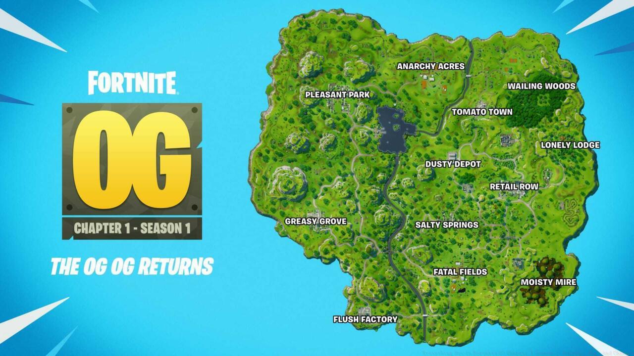 Fortnite OG map