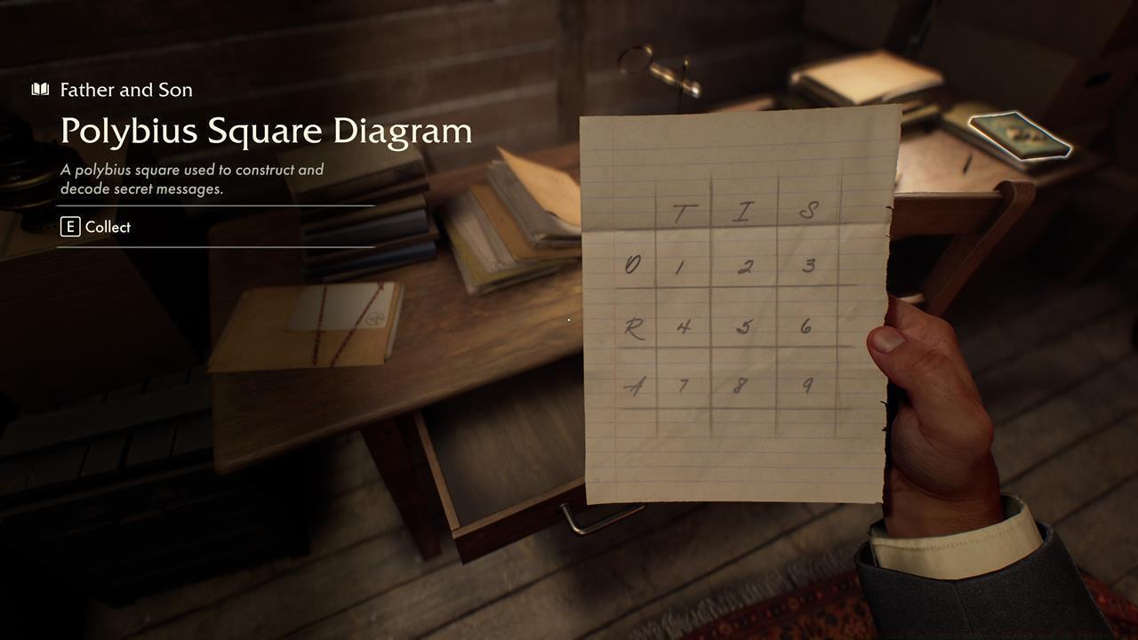 Father and Son: Polybius Square Diagram