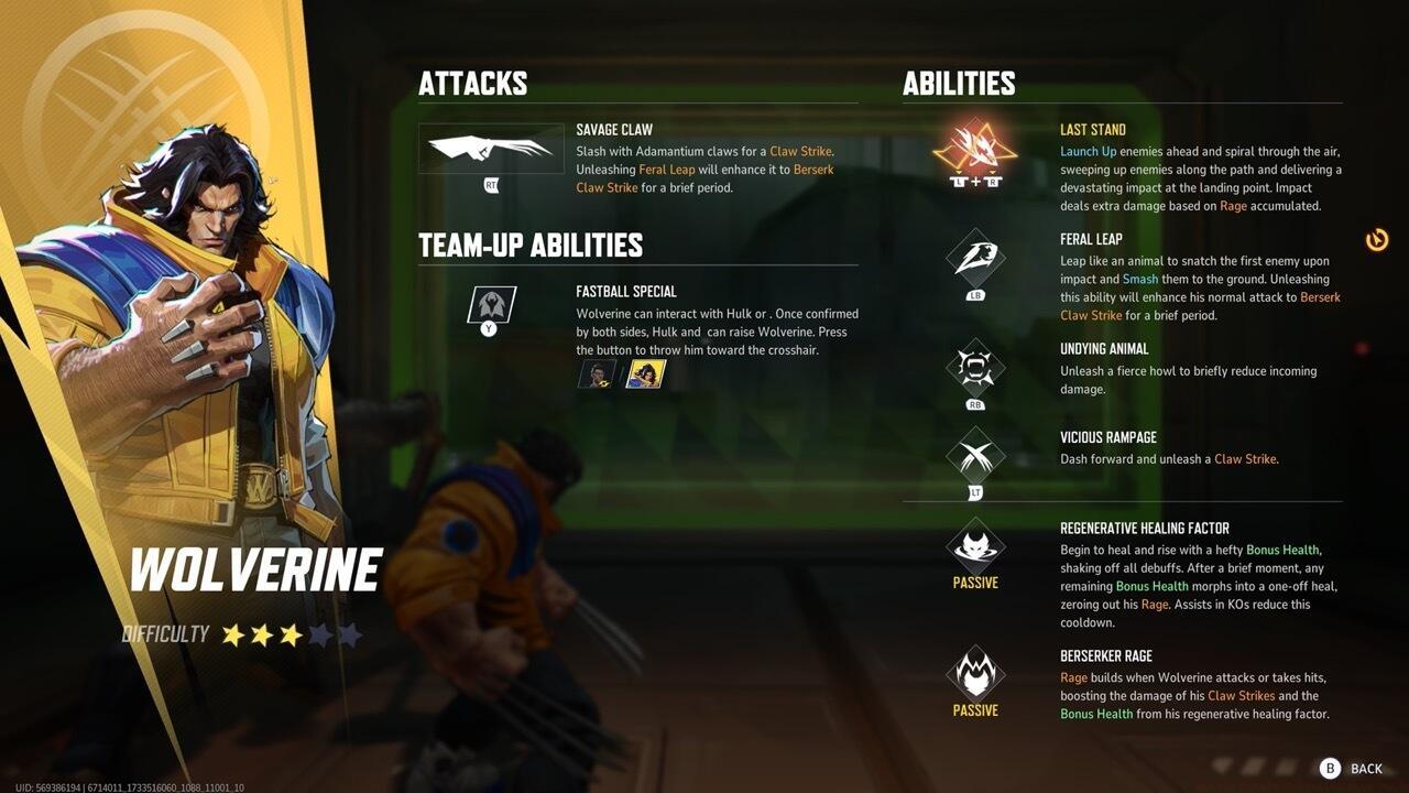 Wolverine abilities and team-ups