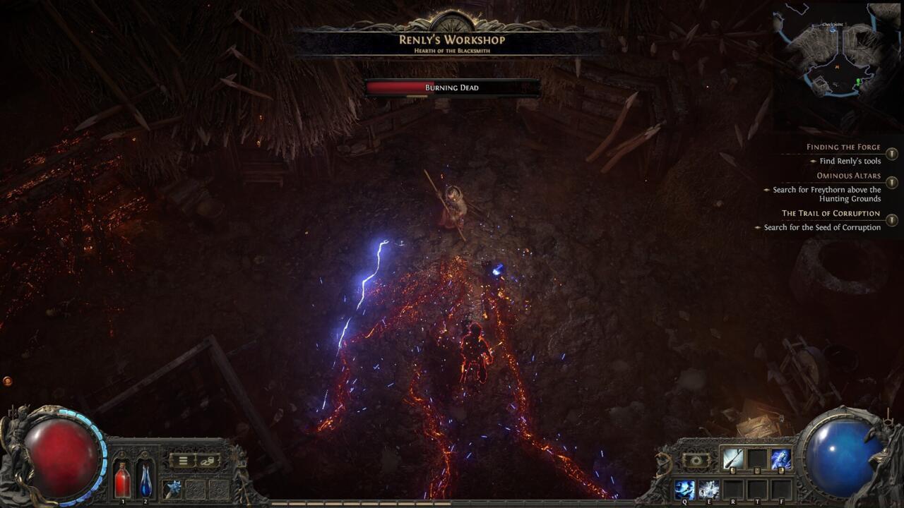 You'll find Renly's Workshop in Ogham Village.