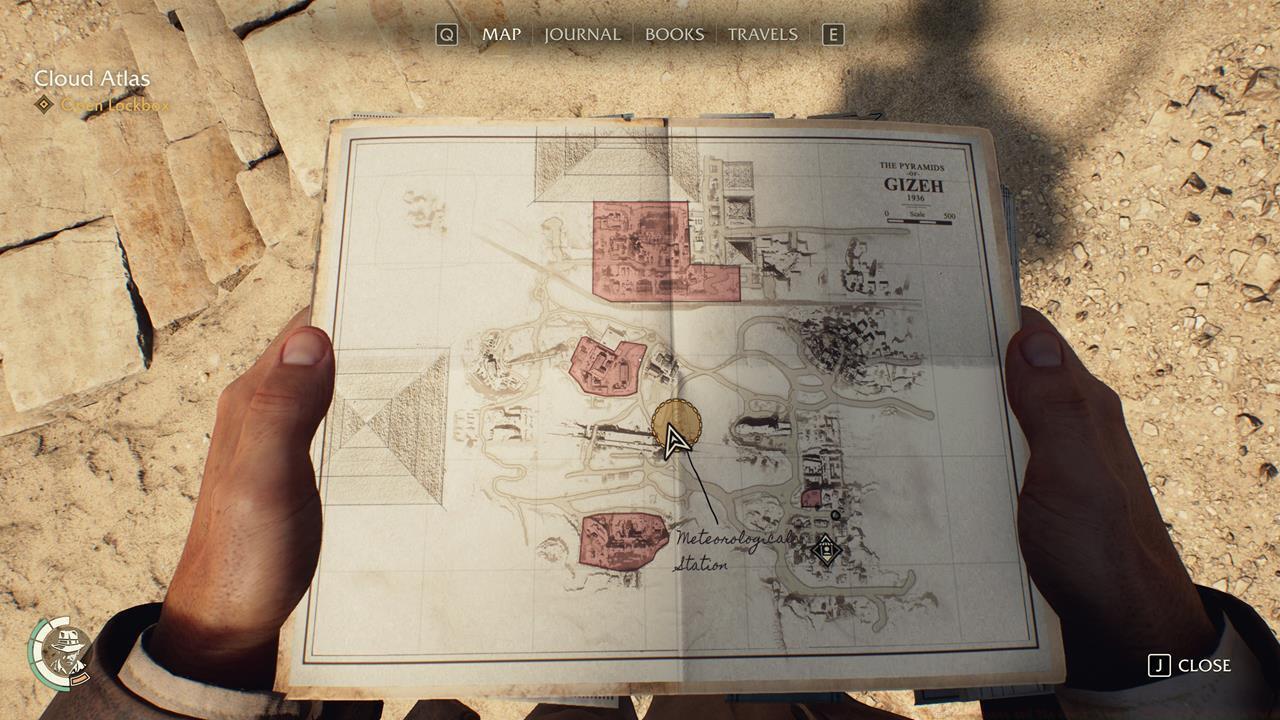 Cloud Atlas puzzle map