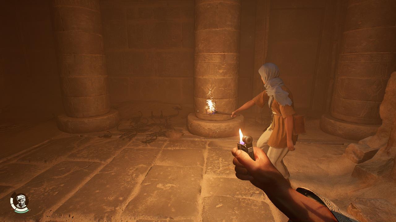 Stele #2: Protector Stele - Light Mirror Puzzle and Scorpions