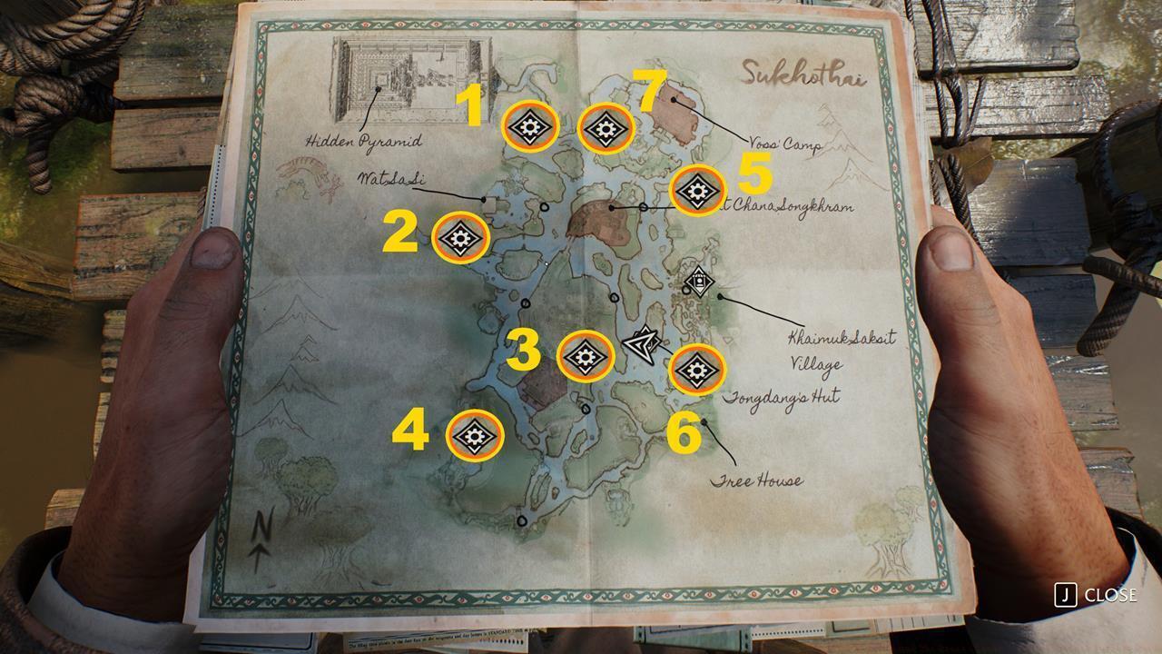 Khmer Cogwheels Puzzle map