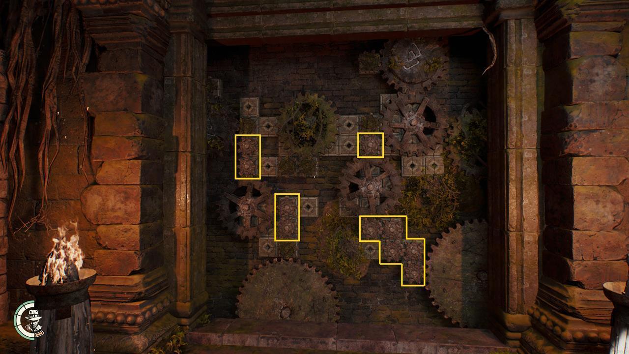 Khmer Cogwheel Puzzle #7: River Bank