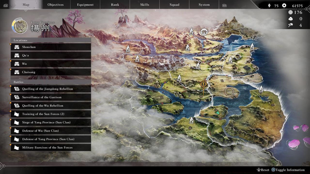 Campaign progression and mission list for Chapters 3, 4, and 5