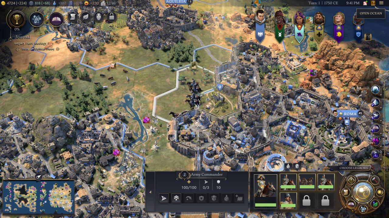 How Commanders work in Civilization 7