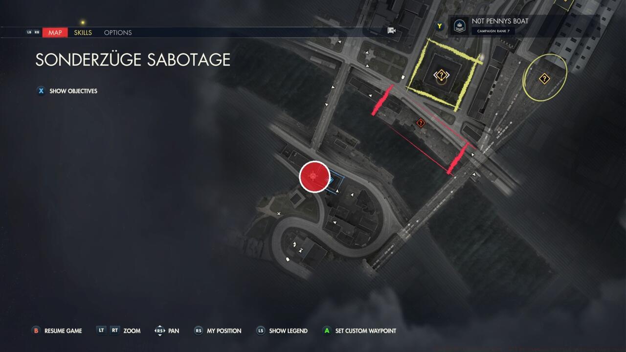 Sonderzuge Sabotage propaganda poster location
