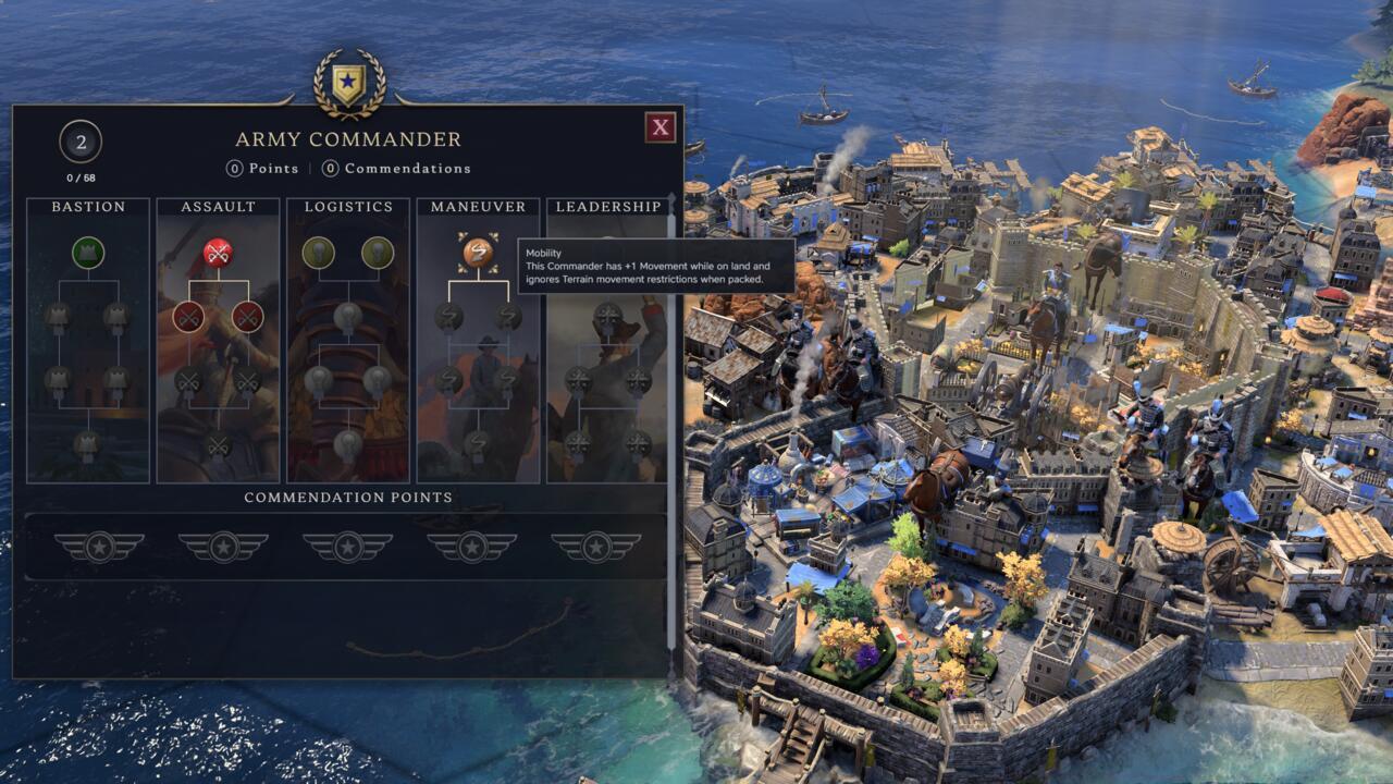 Army Commander - Mobility