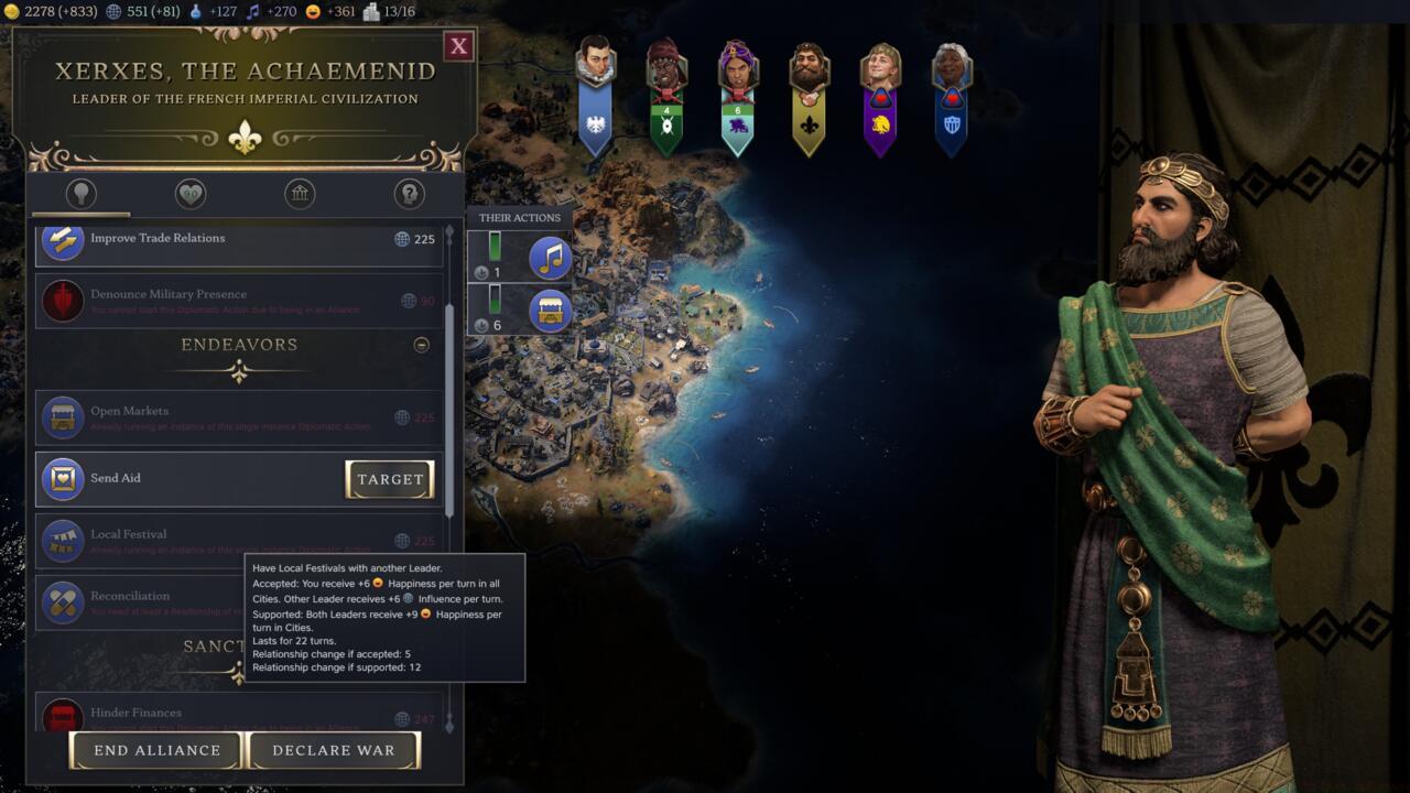 Choose specific Endeavors with other Leaders