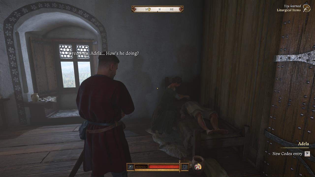 Getting into the castle: Option 2 - Praying for the captain