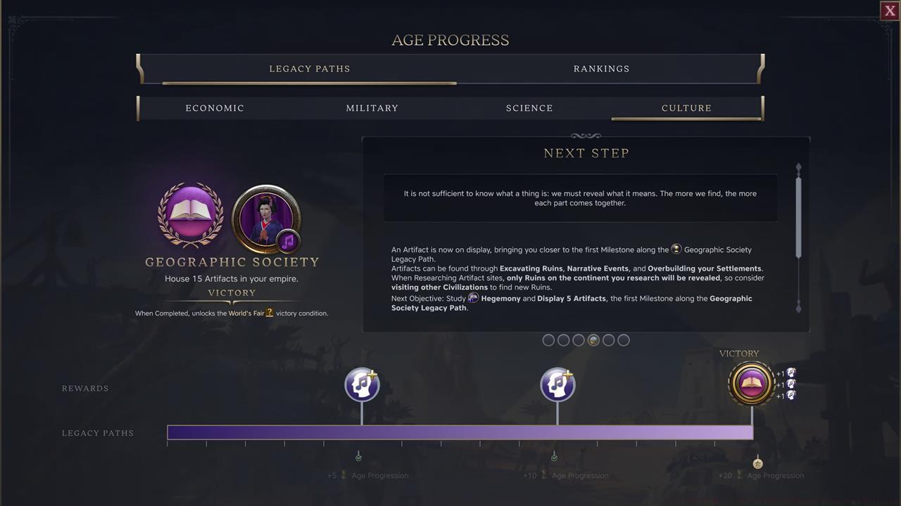 Cultural Legacy: Geographic Society mechanics