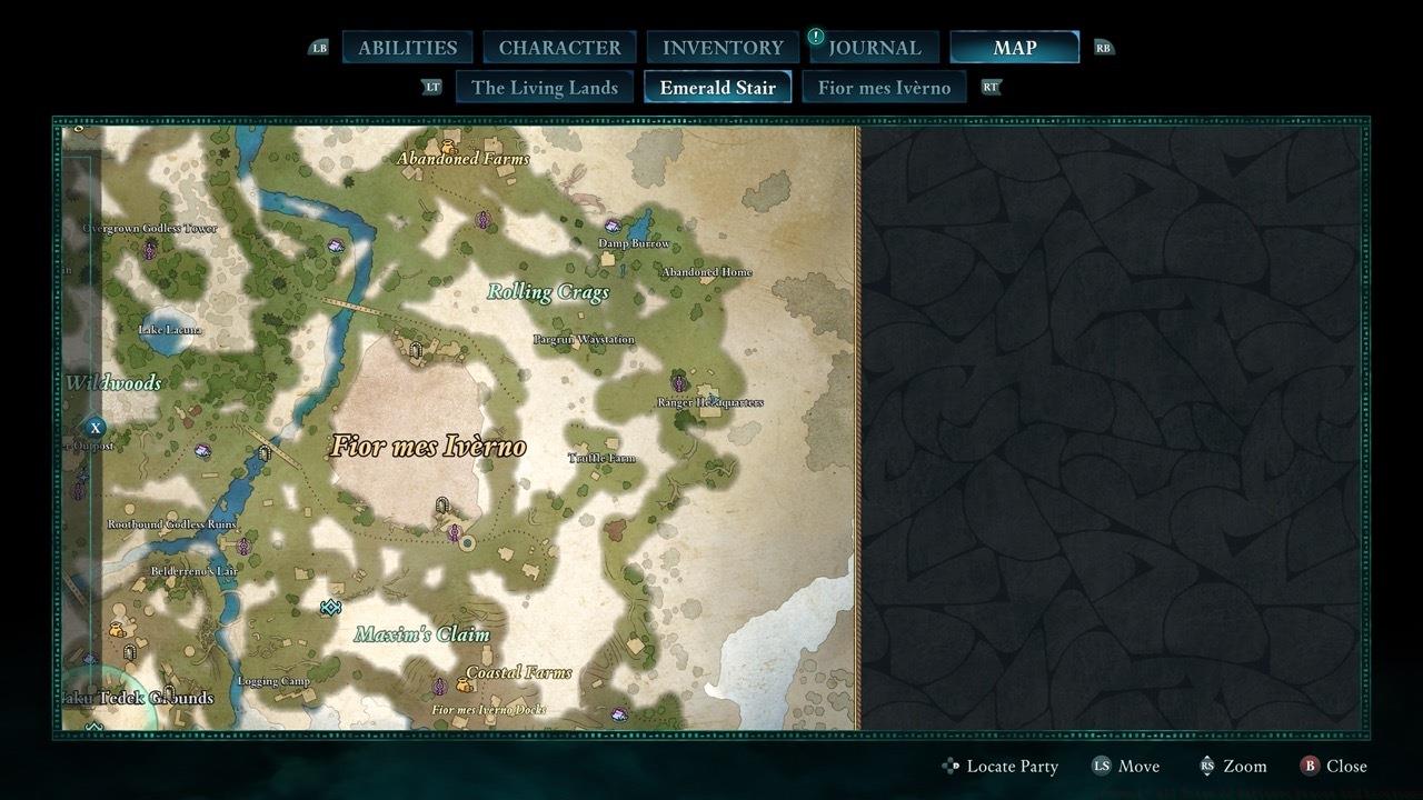 This totem piece is found in the eastern part of Emerald Stair.