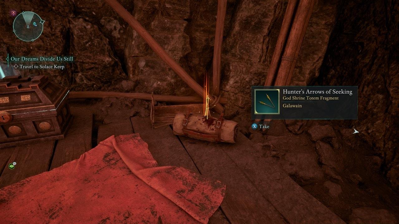 This totem piece can be found by taking a hard right as soon as you enter the summit via the dungeon.