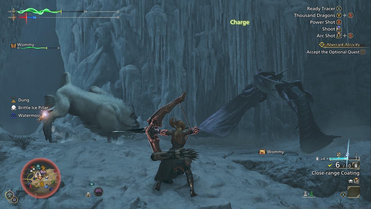 Best ranged weapon (if you can master it): Bow