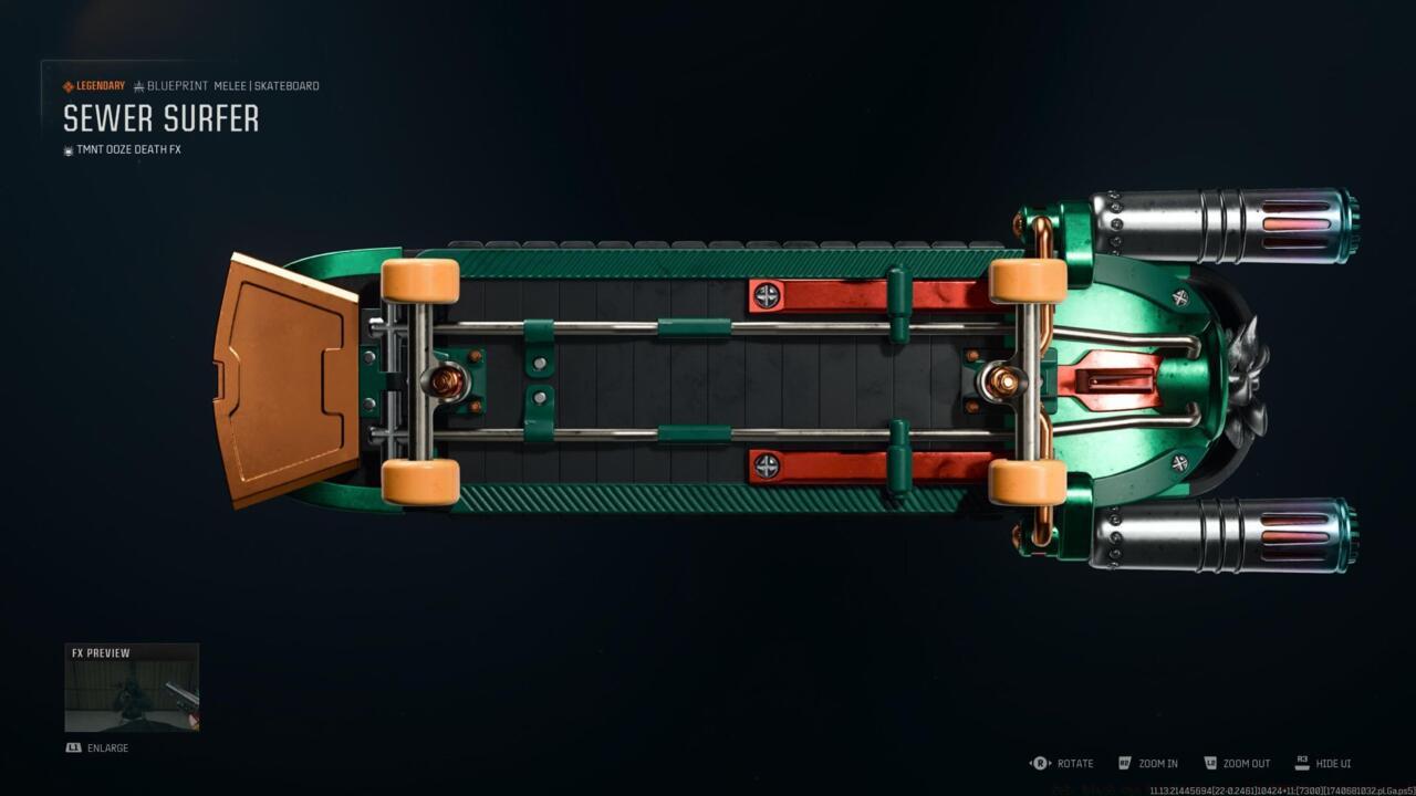 Sewer Surfer - Weapon blueprint