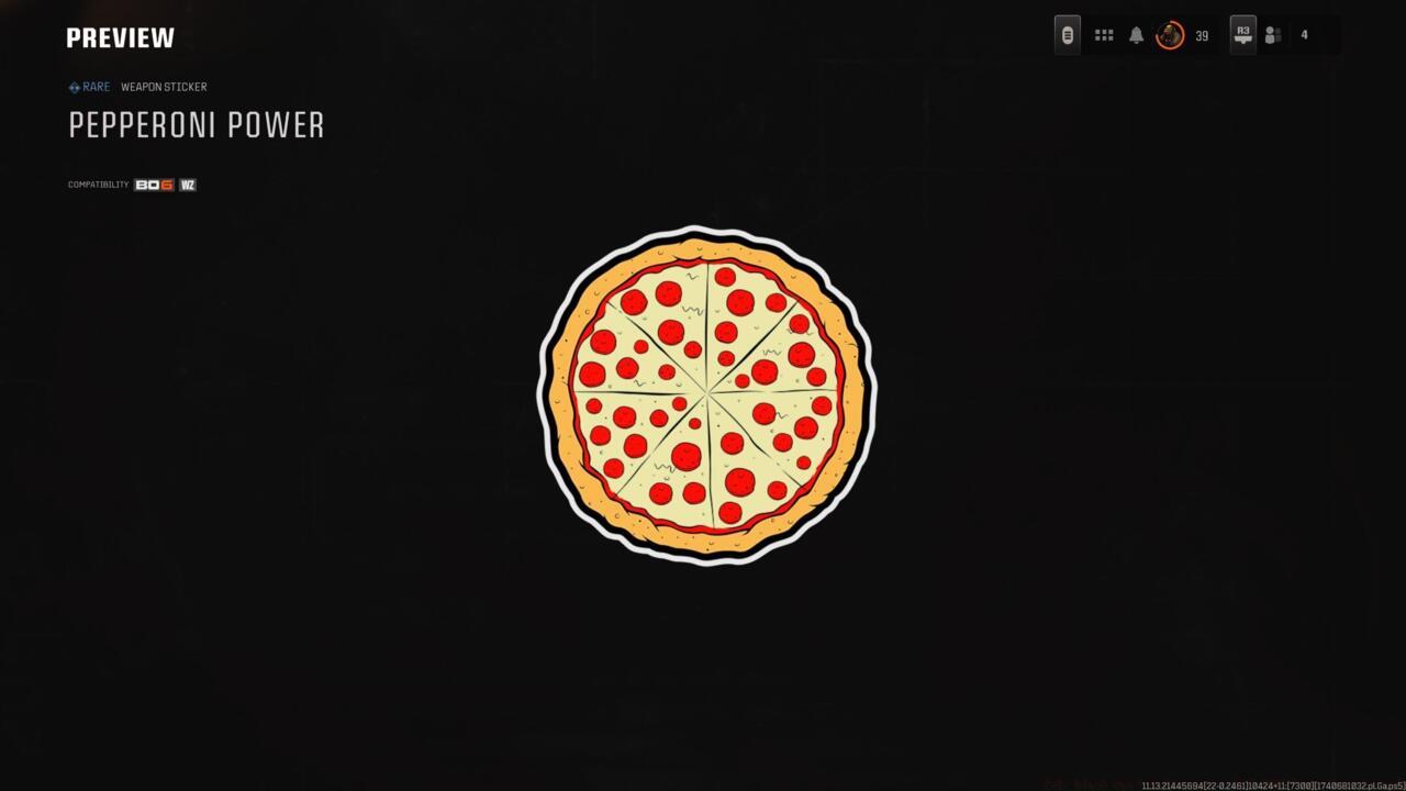 Pepperoni Power - Weapon sticker