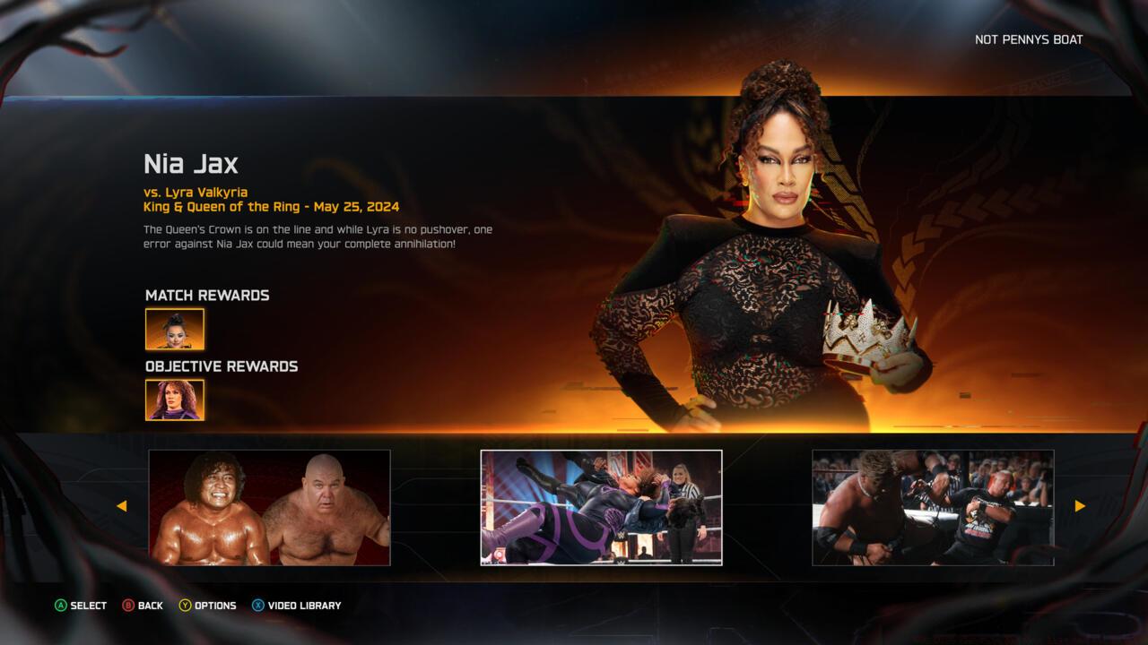 Nia Jax vs. Lyra Valkyria - King & Queen of the Ring 2024