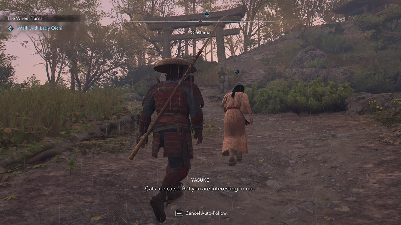 Quest 5B: The Wheel Turns - Lady Oichi and Cat Island