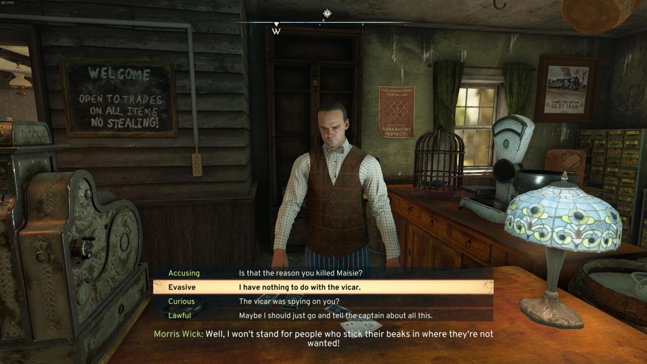 Confronting Morris Wick