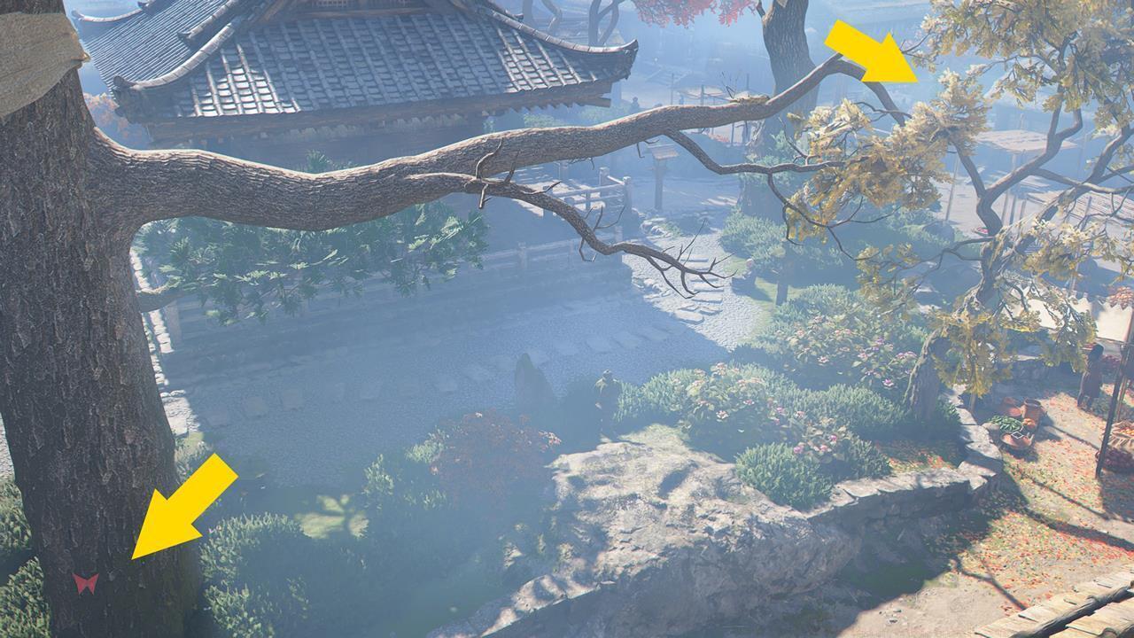 Red Origami Butterfly and White Origami Butterfly