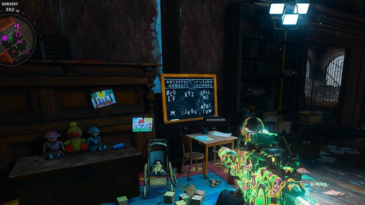 Solve the nursery puzzle