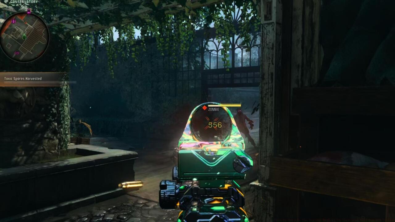 Protect the plants from purple-eyed zombies