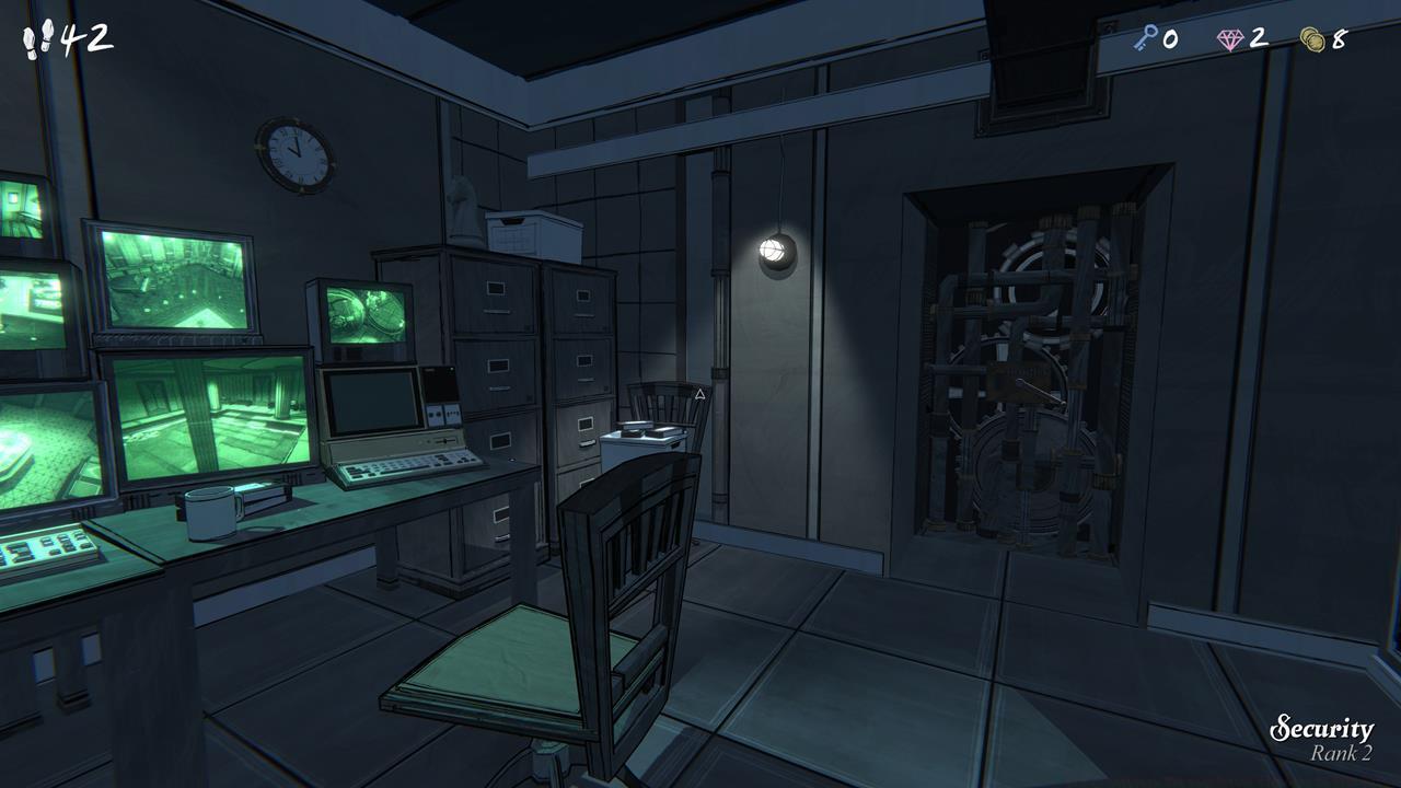 As you can see in the image above, the Security room has a connector that's next to the Foundation's blocked-off wall. This is where the elevator control mechanism appears.