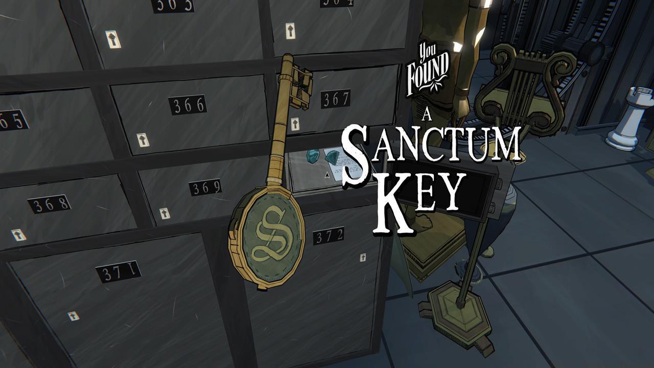 The Sanctum Key from Deposit Box 370 is the one that you're looking for.