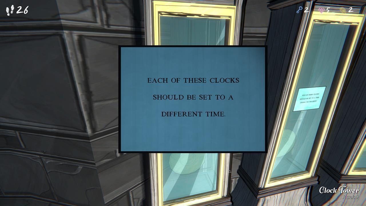 Clock Tower Puzzle notes and requirements