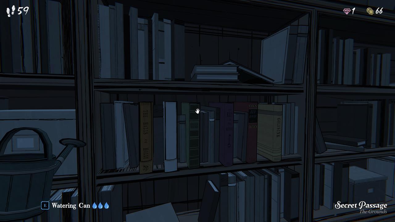 Where to find the hidden passage in the west?