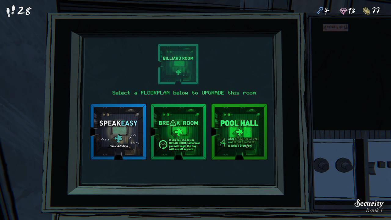 List of room upgrades in Blue Prince