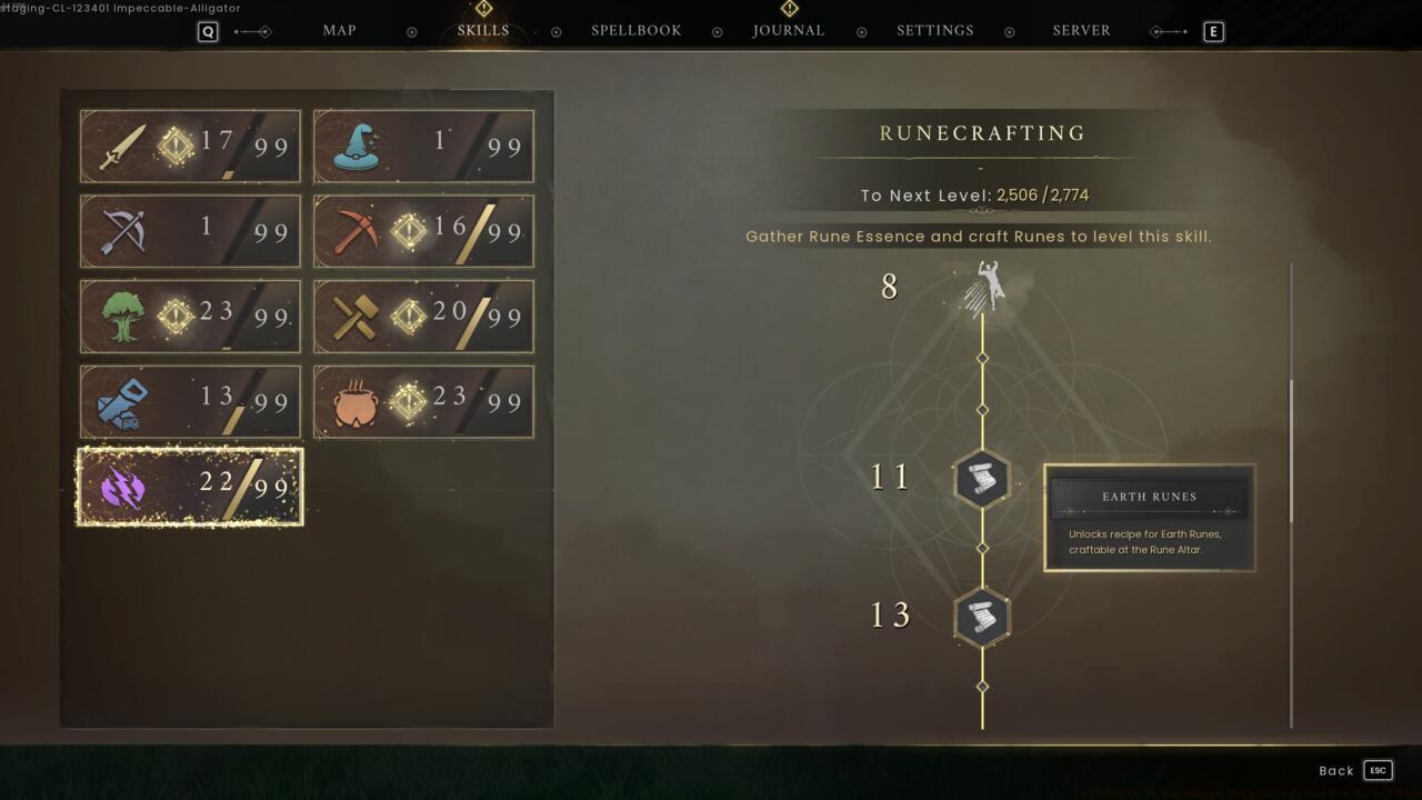 All Runecrafting levels in RuneScape: Dragonwilds