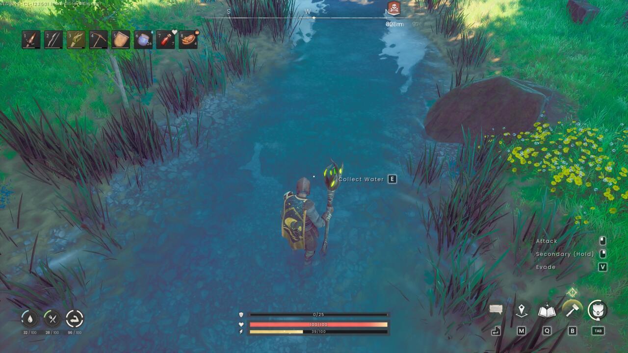 Build a base near water